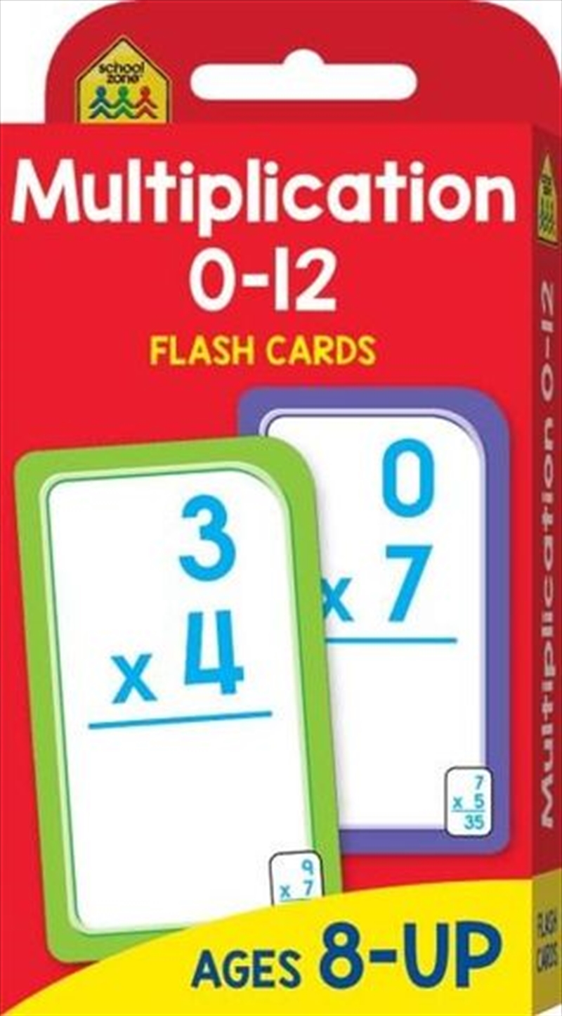Multiplication 0-12 : School Zone Flash Cards/Product Detail/Card Games