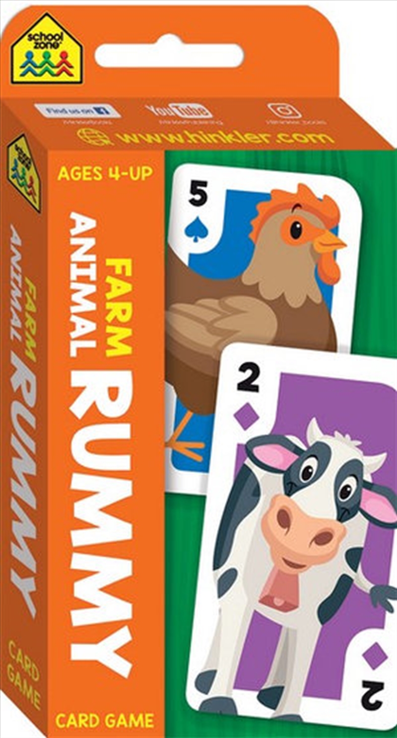 School Zone Farm Animal Rummy Flash Card Game/Product Detail/Card Games