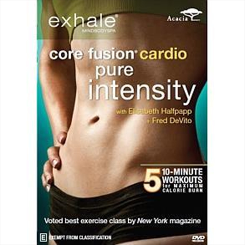 Exhale Core Fusion Cardio Pure Intensity | DVD