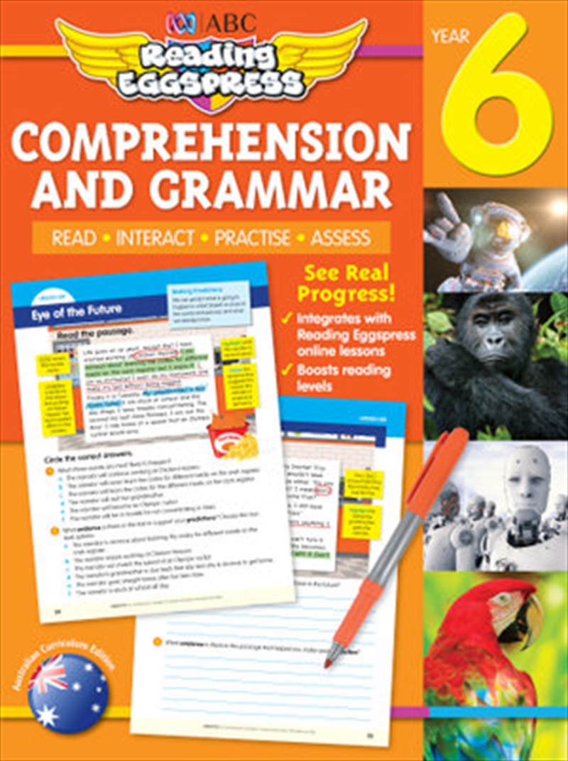 ABC Reading Eggspress Comprehension and Grammar Workbook Year 6/Product Detail/Reading