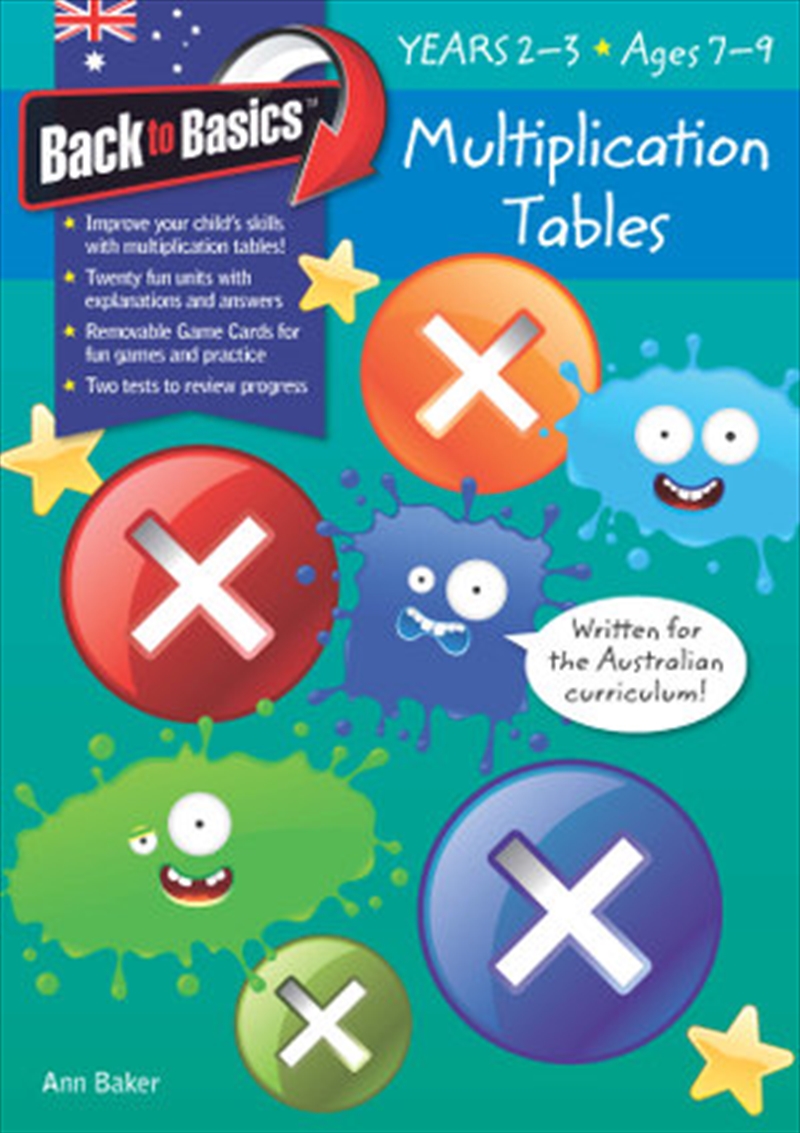 Back to Basics - Multiplication Tables book 1 Years 2-3/Product Detail/Reading