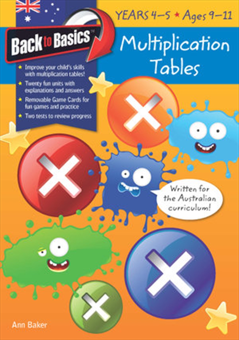 Back to Basics - Multiplication Tables book 2 Years 4-5/Product Detail/Reading