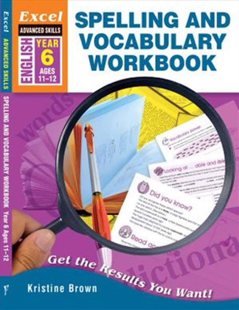 Excel Advanced Skills Workbook: Spelling and Vocabulary Workbook Year 6/Product Detail/Reading