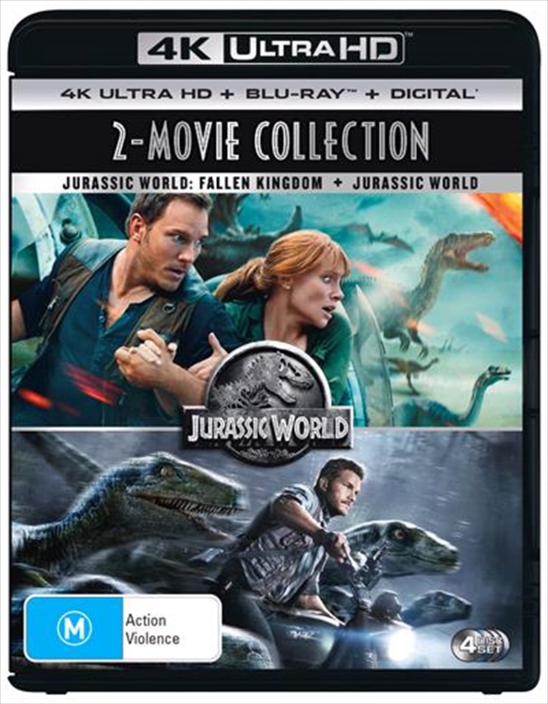 Jurassic World / Jurassic World - Fallen Kingdom  Blu-ray + UHD - 2 Movie Franchise Pack/Product Detail/Action
