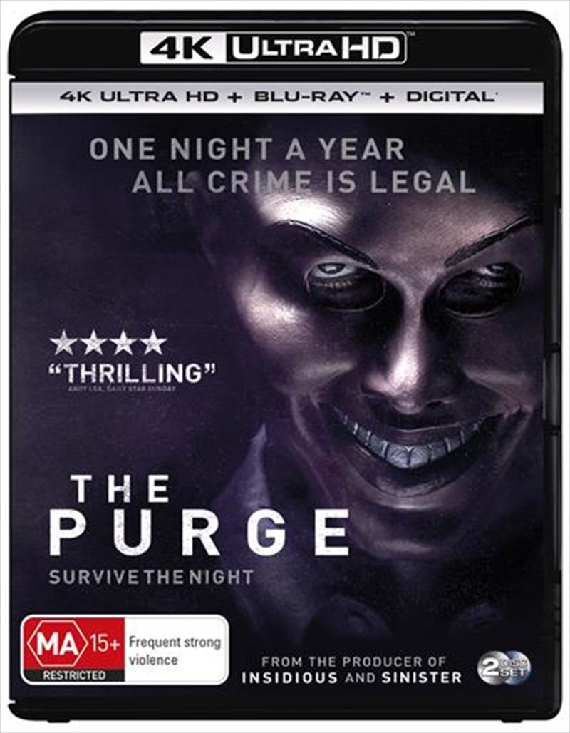 Purge | Blu-ray + UHD + UV, The | UHD