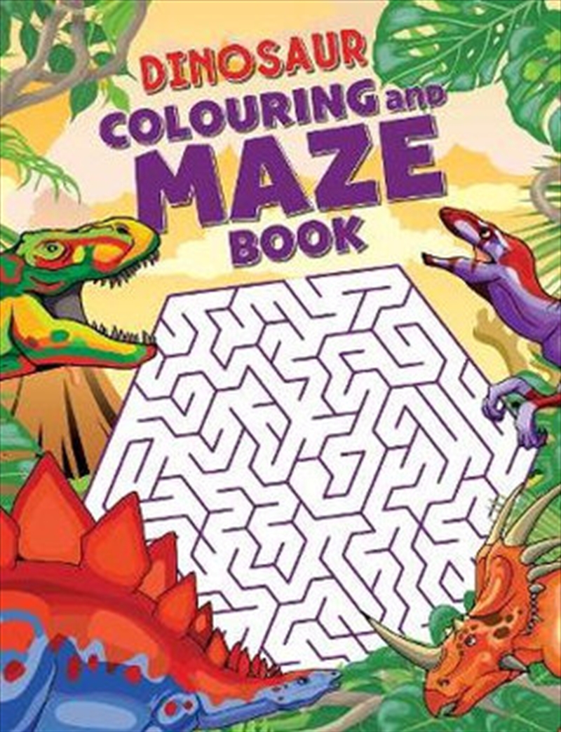 Dinosaur Colouring And Maze Book/Product Detail/Childrens