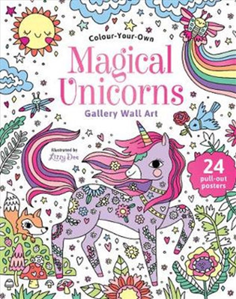 Colour Your Own Magical Unicorns Gallery Wall Art/Product Detail/Childrens