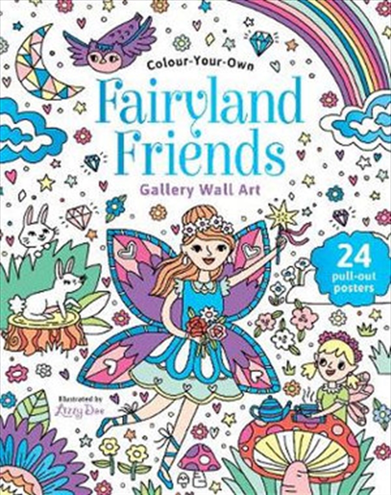 Colour Your Own Fairyland Friends Gallery Wall Art/Product Detail/Childrens