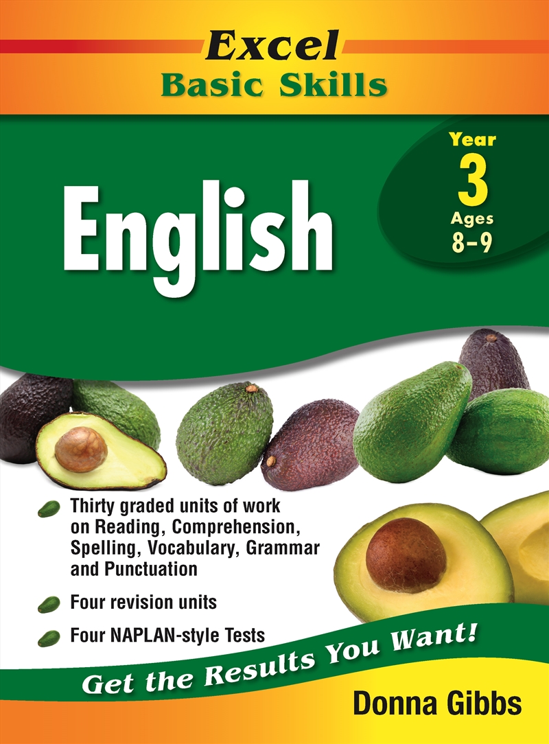 Excel Basic Skills Workbook: English Year 3/Product Detail/Reading