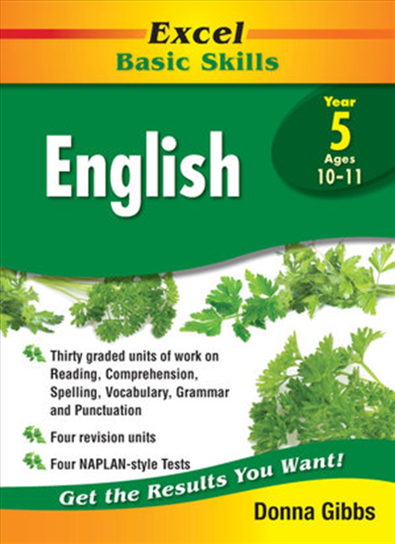Excel Basic Skills Workbook: English Year 5/Product Detail/Reading