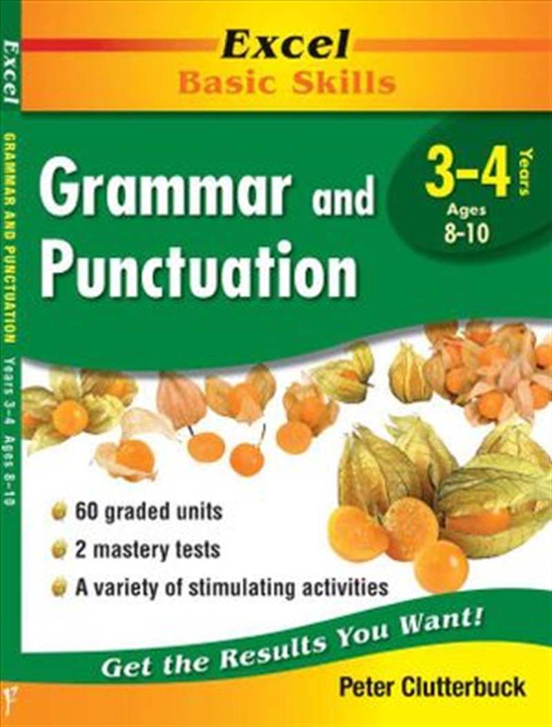 Excel Basic Skills Workbook: Grammar and Punctuation Years 3-4/Product Detail/Reading