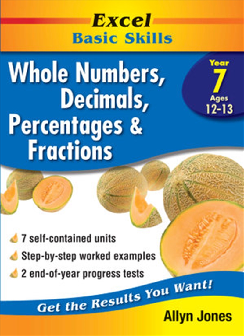 Excel Basic Skills Workbook: Whole Numbers, Decimals, Percentages and Fractions Year 7/Product Detail/Reading