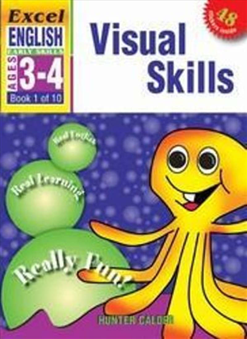 Excel Early Skills English Book 1: Visual Skills Ages 3-4/Product Detail/Reading