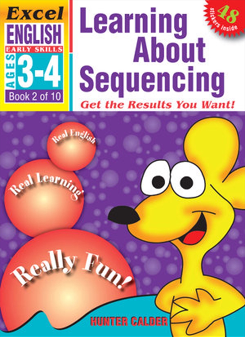 Excel Early Skills English Book 2: Learning About Sequencing Ages 3-4/Product Detail/Reading