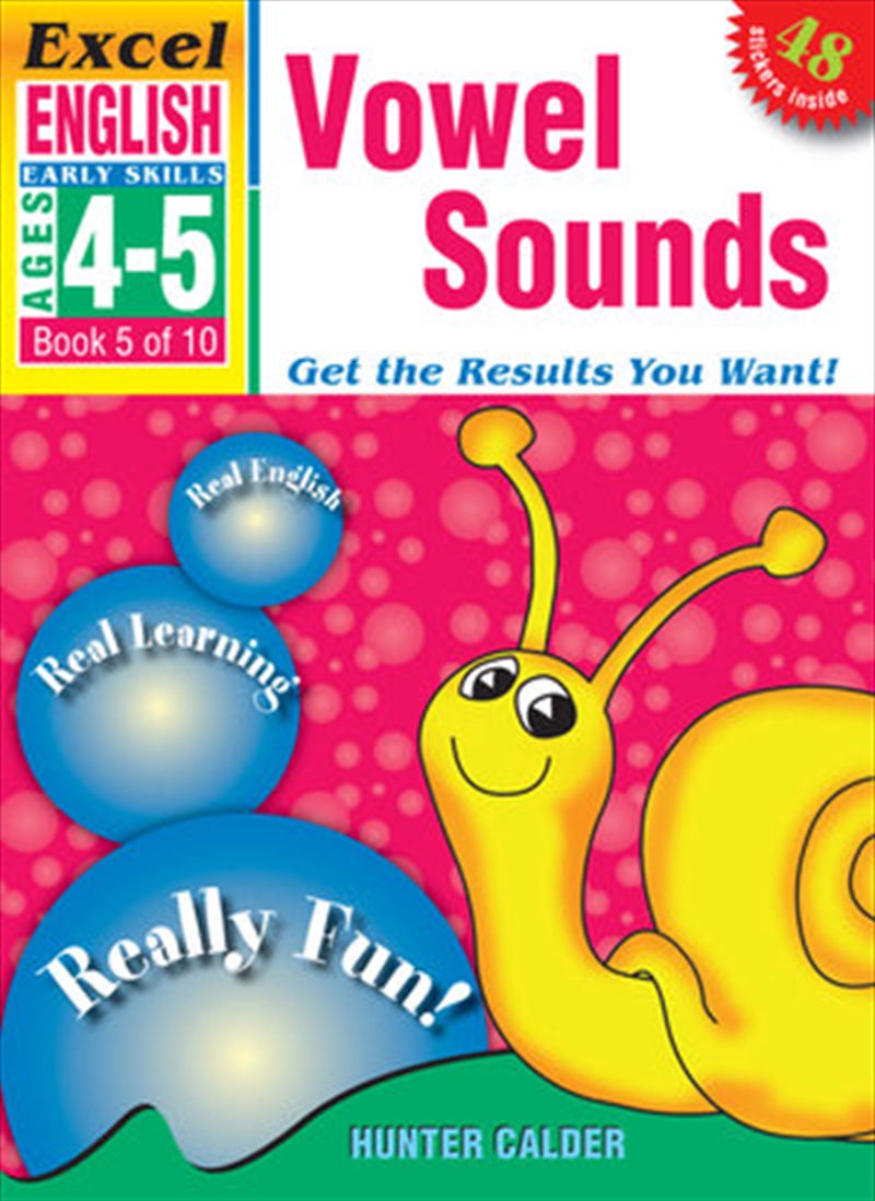 Excel Early Skills English Book 5: Vowel Sounds Ages 4-5/Product Detail/Reading