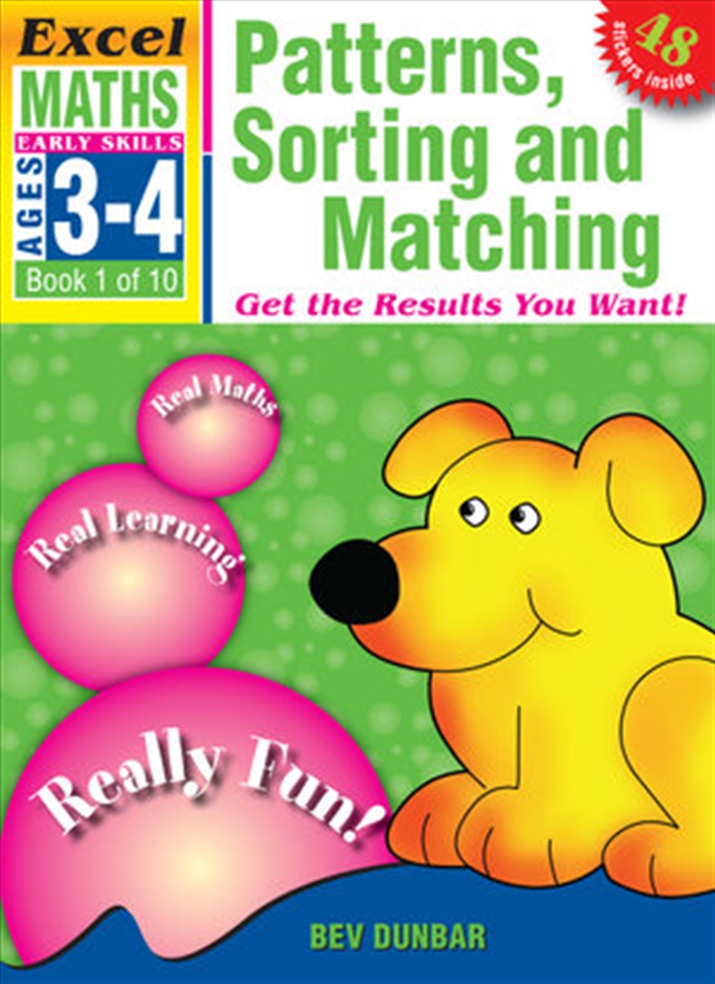 Excel Early Skills Maths Book 1: Patterns, Sorting and Matching Ages 3-4/Product Detail/Reading