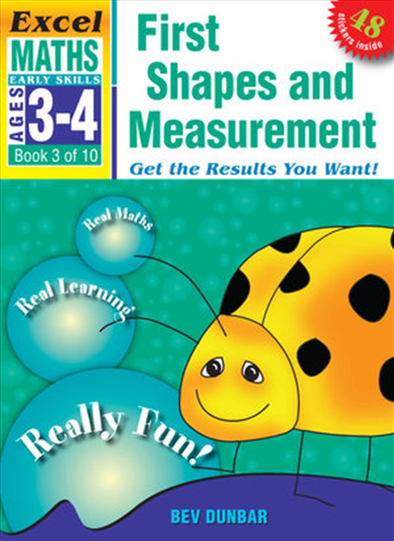 Excel Early Skills Maths Book 3: First Shapes and Measurement Ages 3-4/Product Detail/Reading