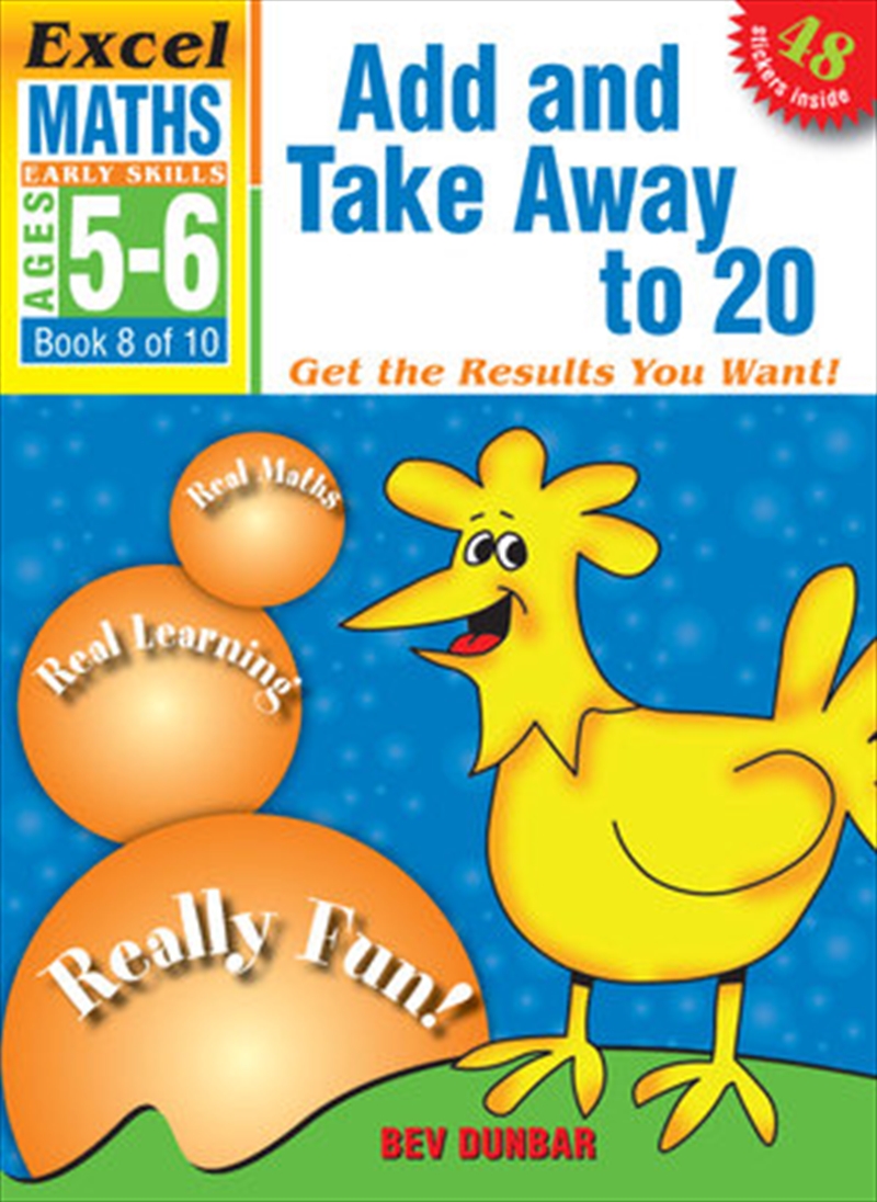 Excel Early Skills Maths Book 8: Add and Take Away to 20 Ages 5-6/Product Detail/Reading