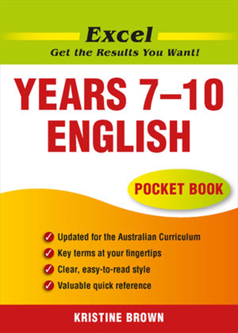 Excel English Pocket Book Years 7-10/Product Detail/Reading
