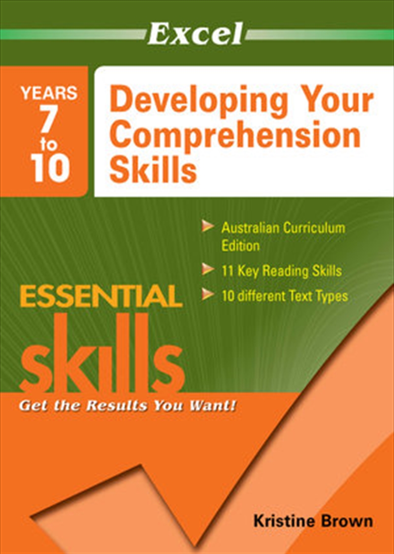 Excel Essential Skills Workbook: Developing Your Comprehension Skills Years 7-10/Product Detail/Reading