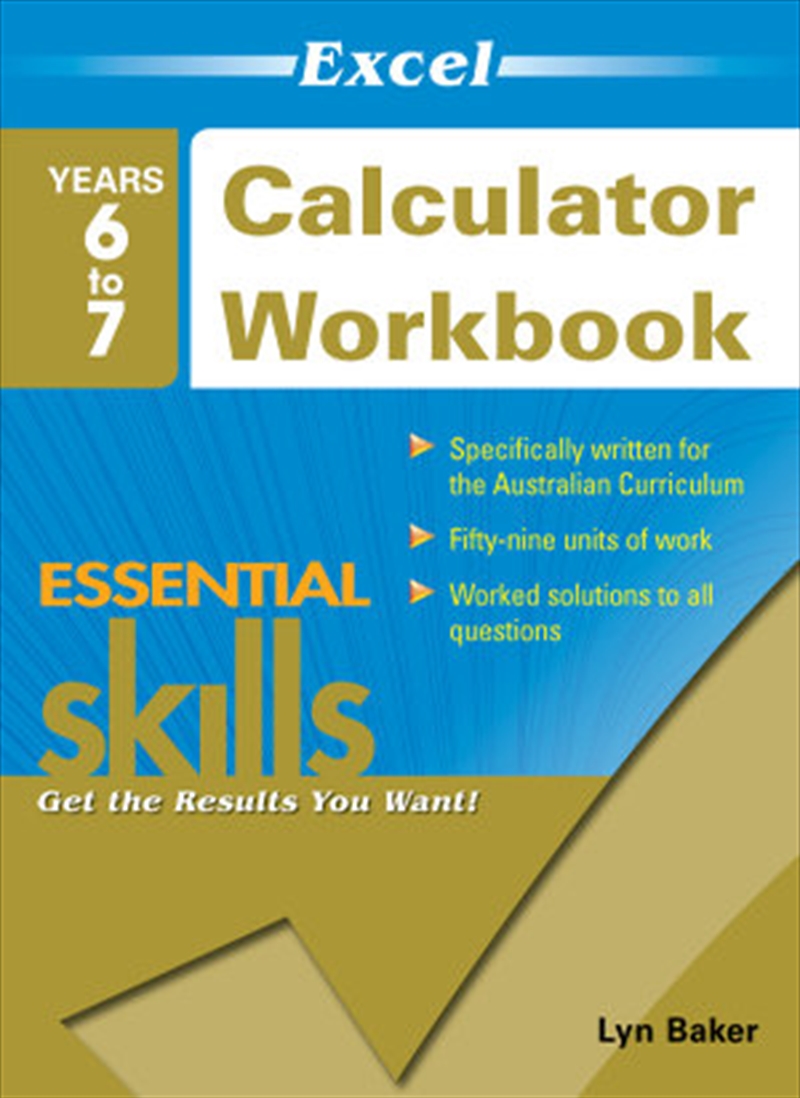 Excel Essential Skills: Calculator Workbook Years 6-7/Product Detail/Reading