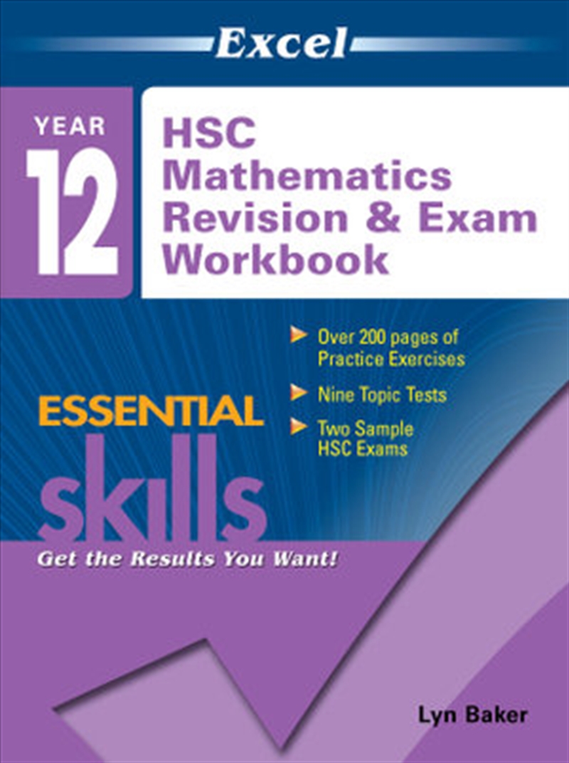 Excel Essential Skills: HSC Mathematics Revision & Exam Workbook Year 12/Product Detail/Reading