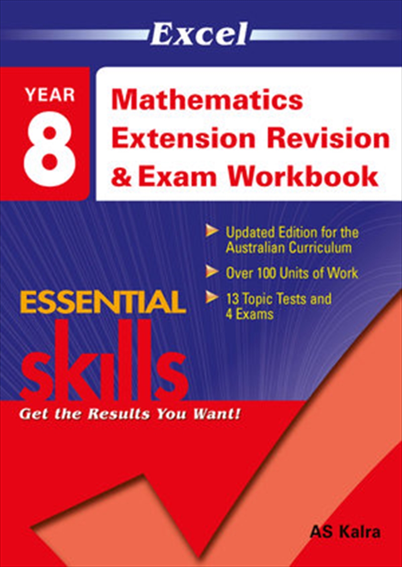 Excel Essential Skills: Mathematics Extension Revision & Exam Workbook Year 8/Product Detail/Reading
