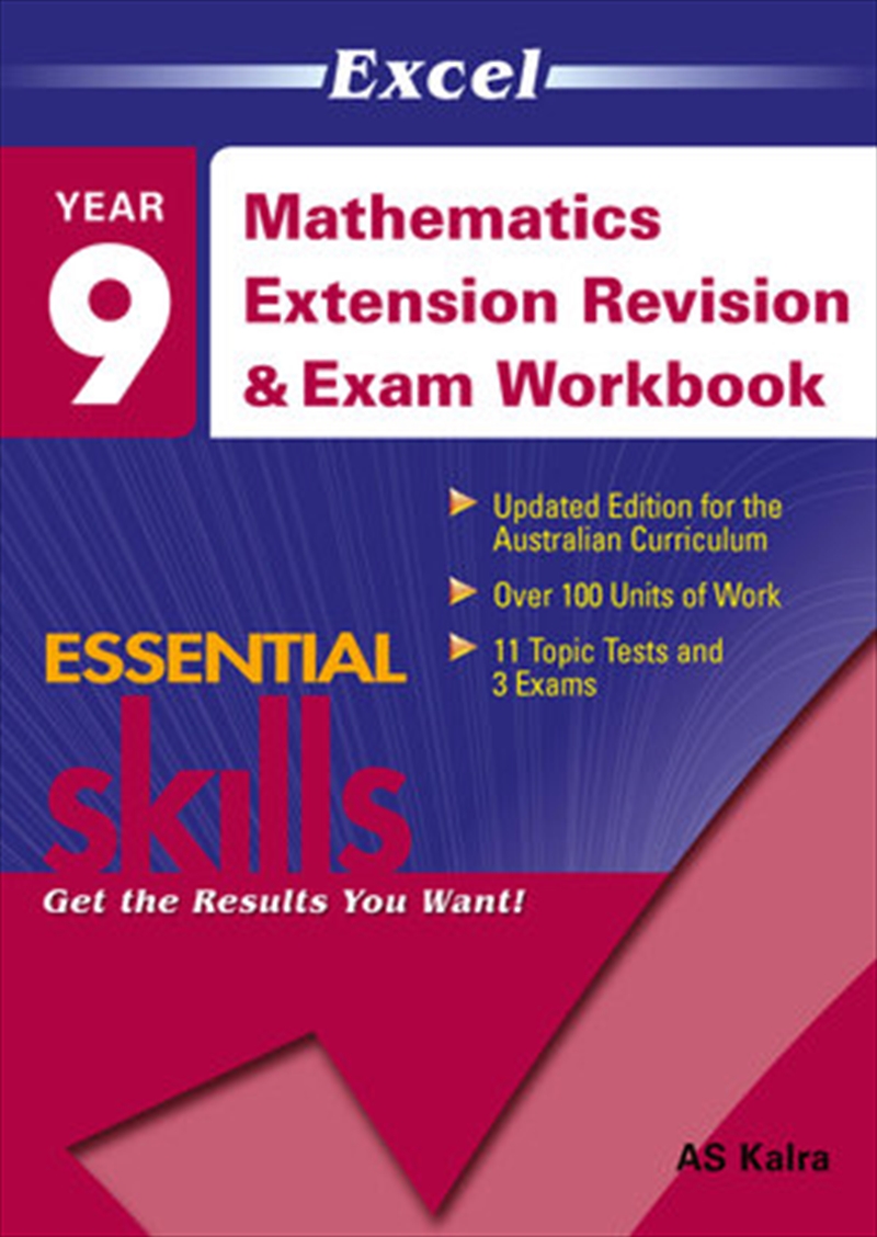 Excel Essential Skills: Mathematics Extension Revision & Exam Workbook Year 9/Product Detail/Reading