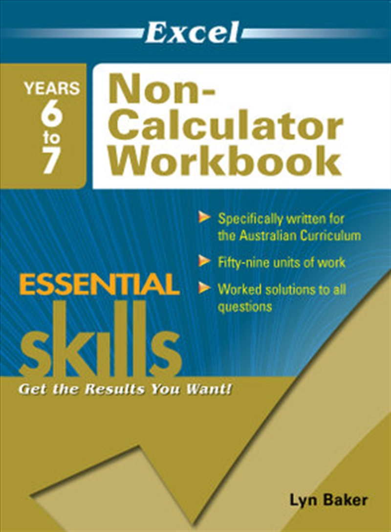 Excel Essential Skills: Non-Calculator Workbook Years 6-7/Product Detail/Reading