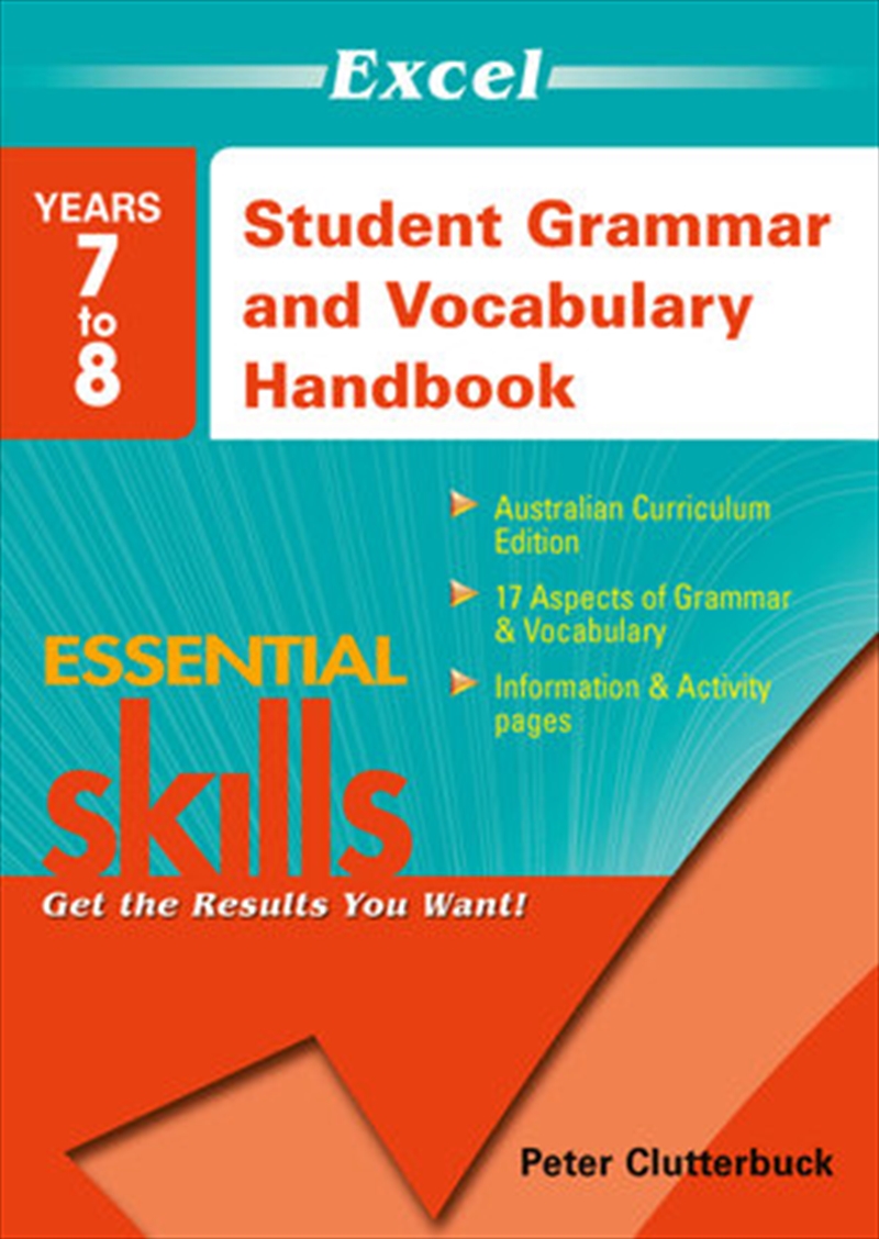 Excel Essential Skills: Student Grammar and Vocabulary Handbook Years 7-8/Product Detail/Reading