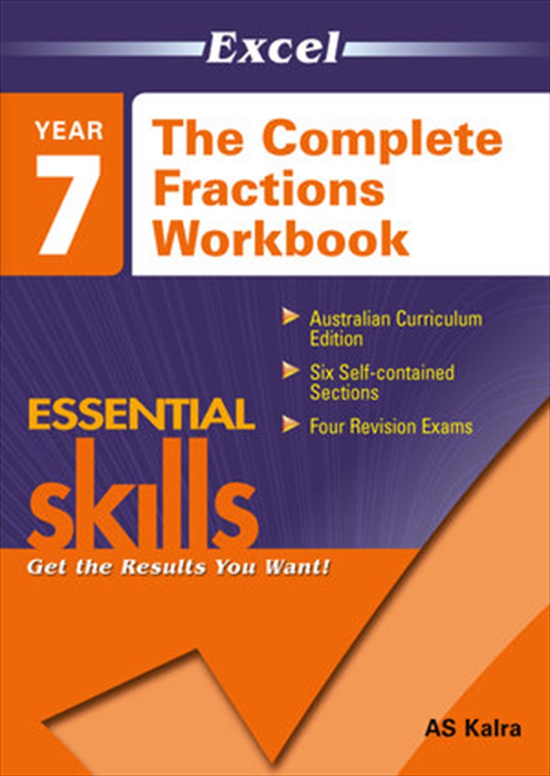 Excel Essential Skills: The Complete Fractions Workbook Year 7/Product Detail/Reading