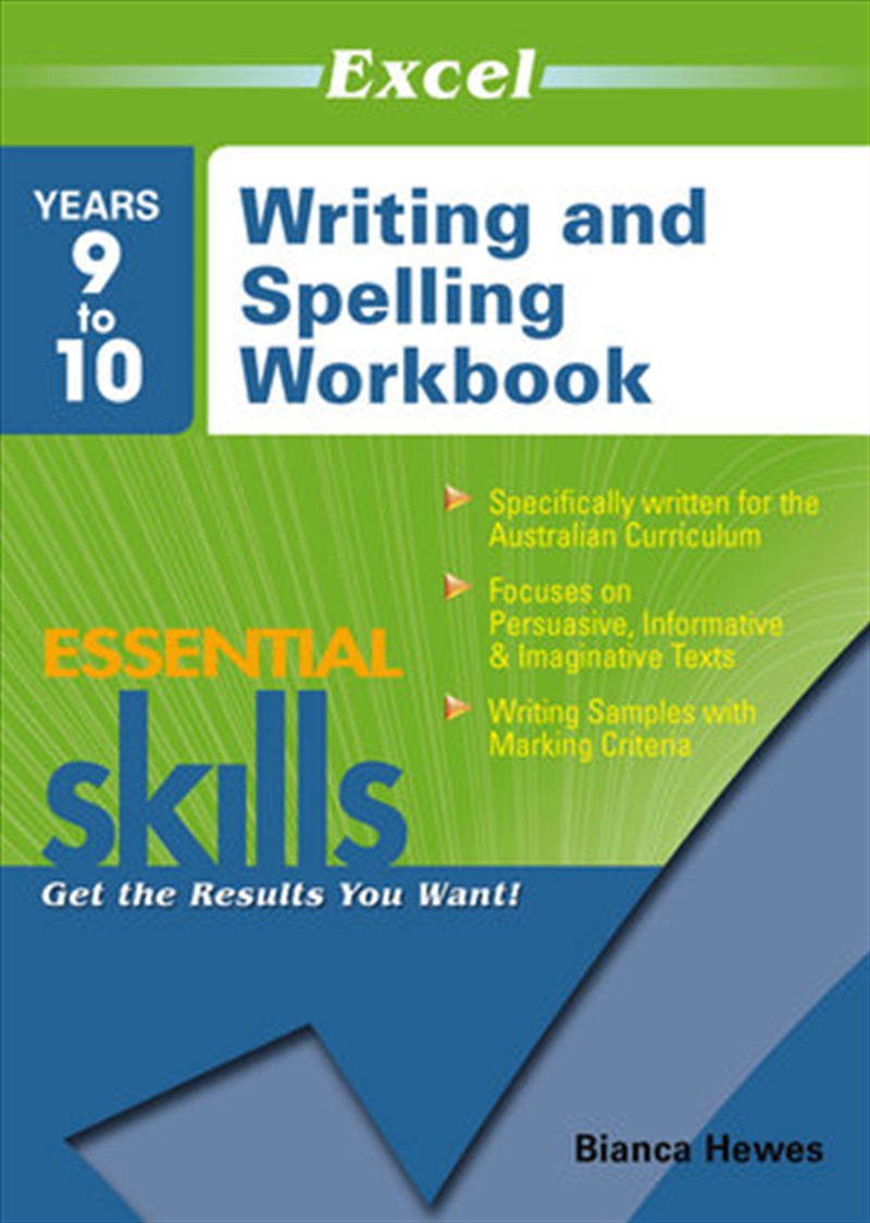 Excel Essential Skills: Writing and Spelling Workbook Years 9-10/Product Detail/Reading