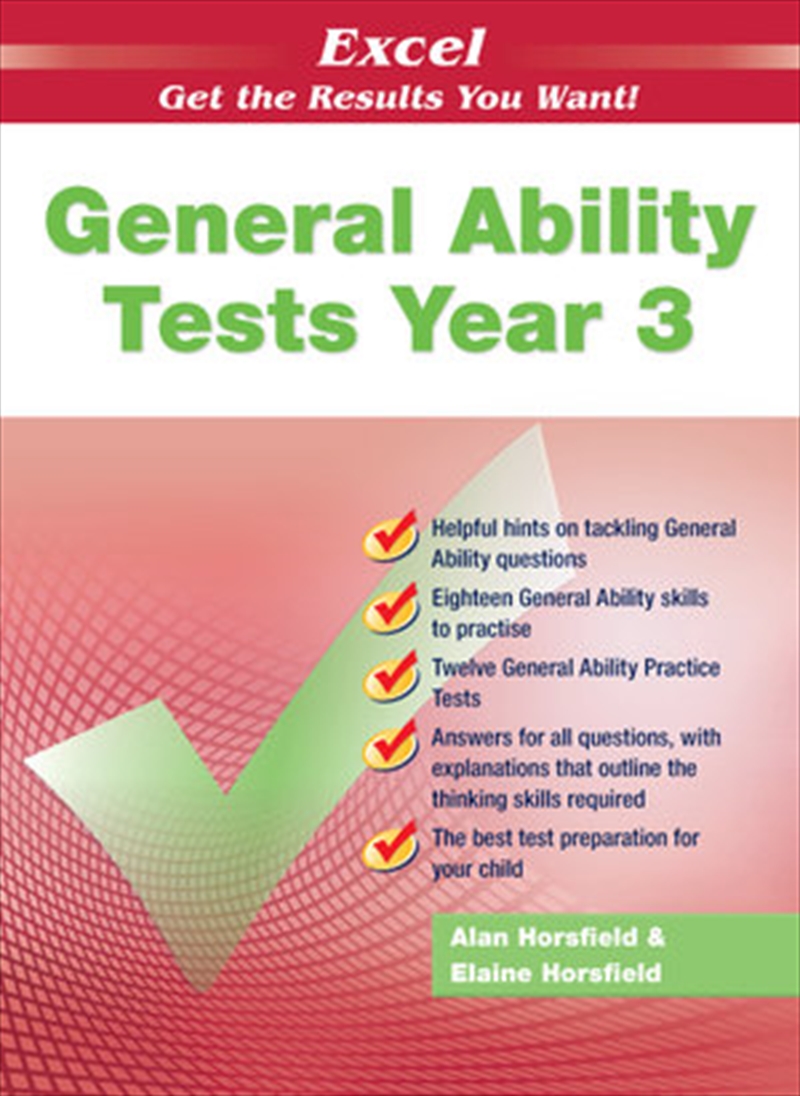 Excel General Ability Tests Year 3/Product Detail/Reading