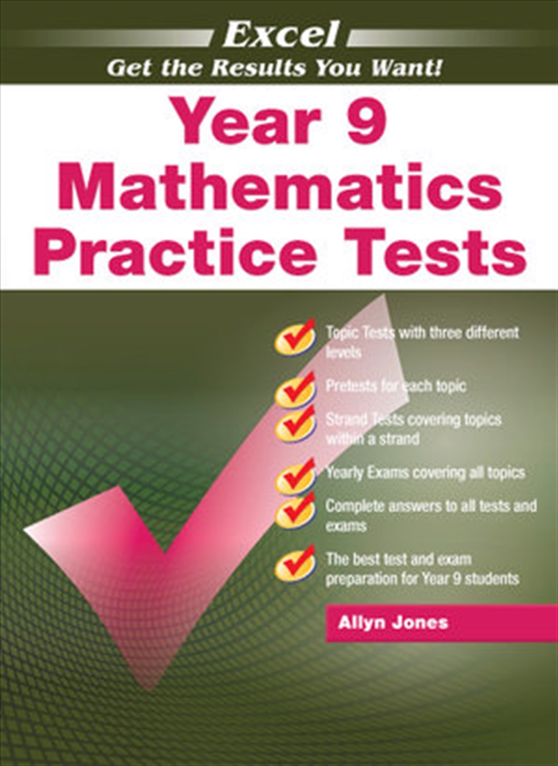 Excel Mathematics Practice Tests Year 9/Product Detail/Reading