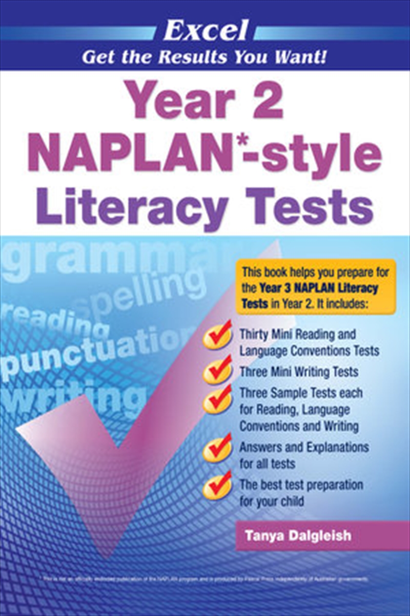 Excel NAPLAN*-style Literacy Tests Year 2/Product Detail/Reading