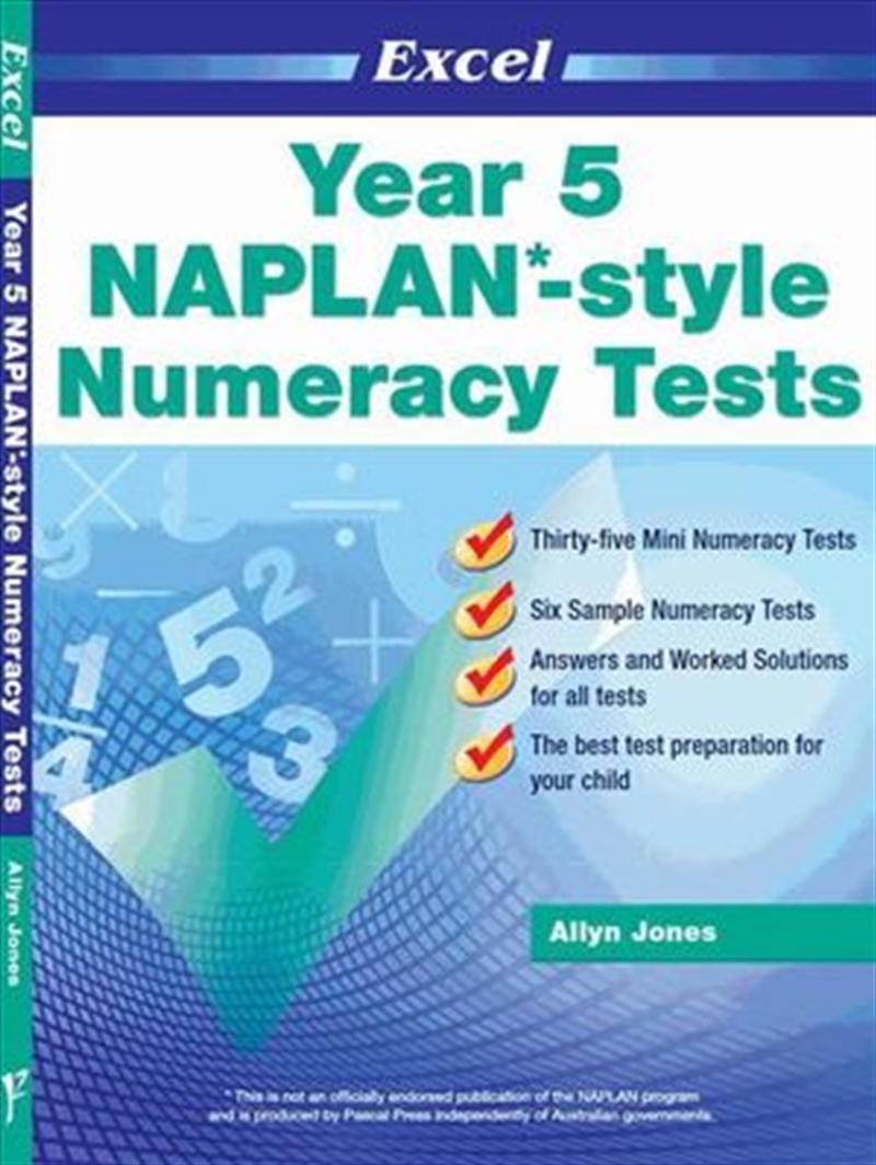 Excel NAPLAN*-style Numeracy Tests Year 5/Product Detail/Reading