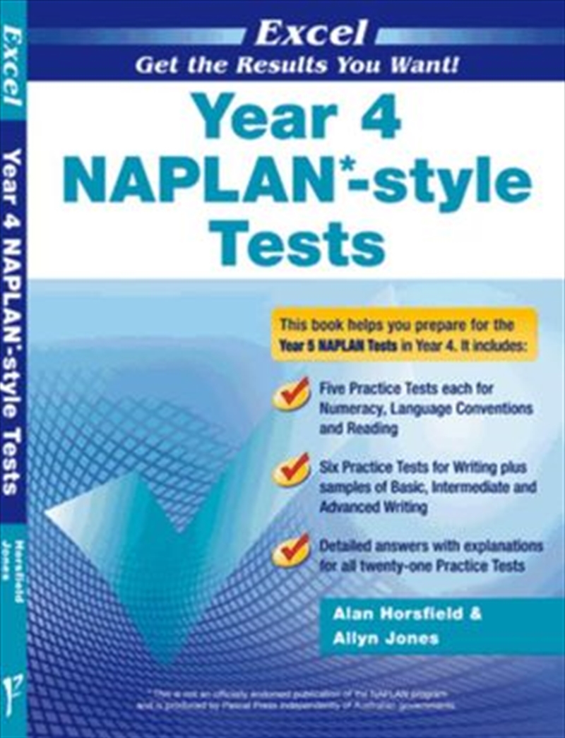 Excel NAPLAN*-style Tests Year 4/Product Detail/Reading
