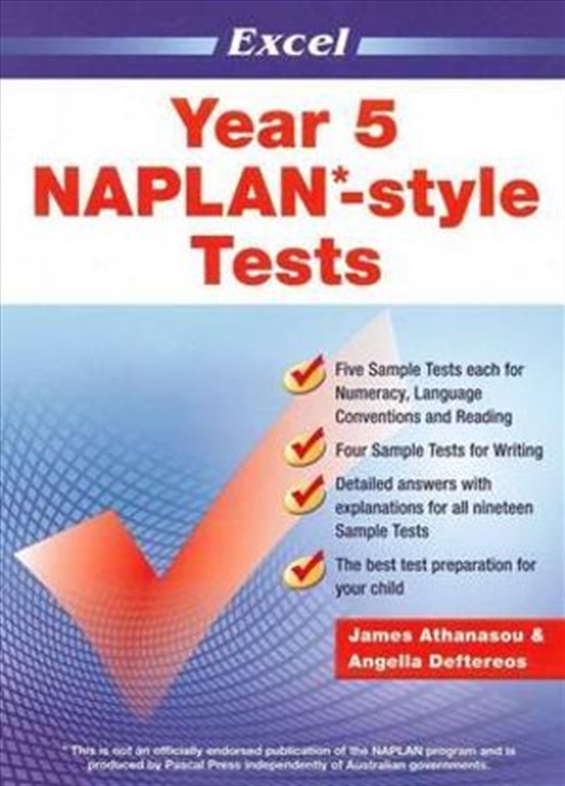 Excel NAPLAN*-style Tests Year 5/Product Detail/Reading
