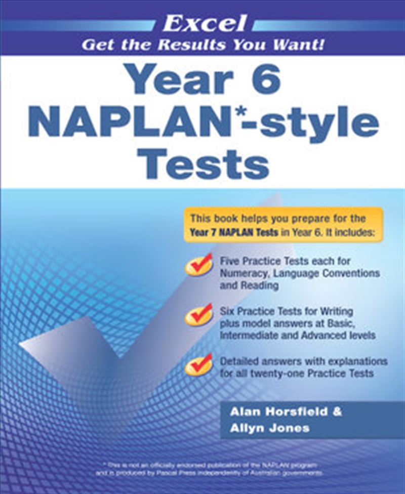 Excel NAPLAN*-style Tests Year 6/Product Detail/Reading
