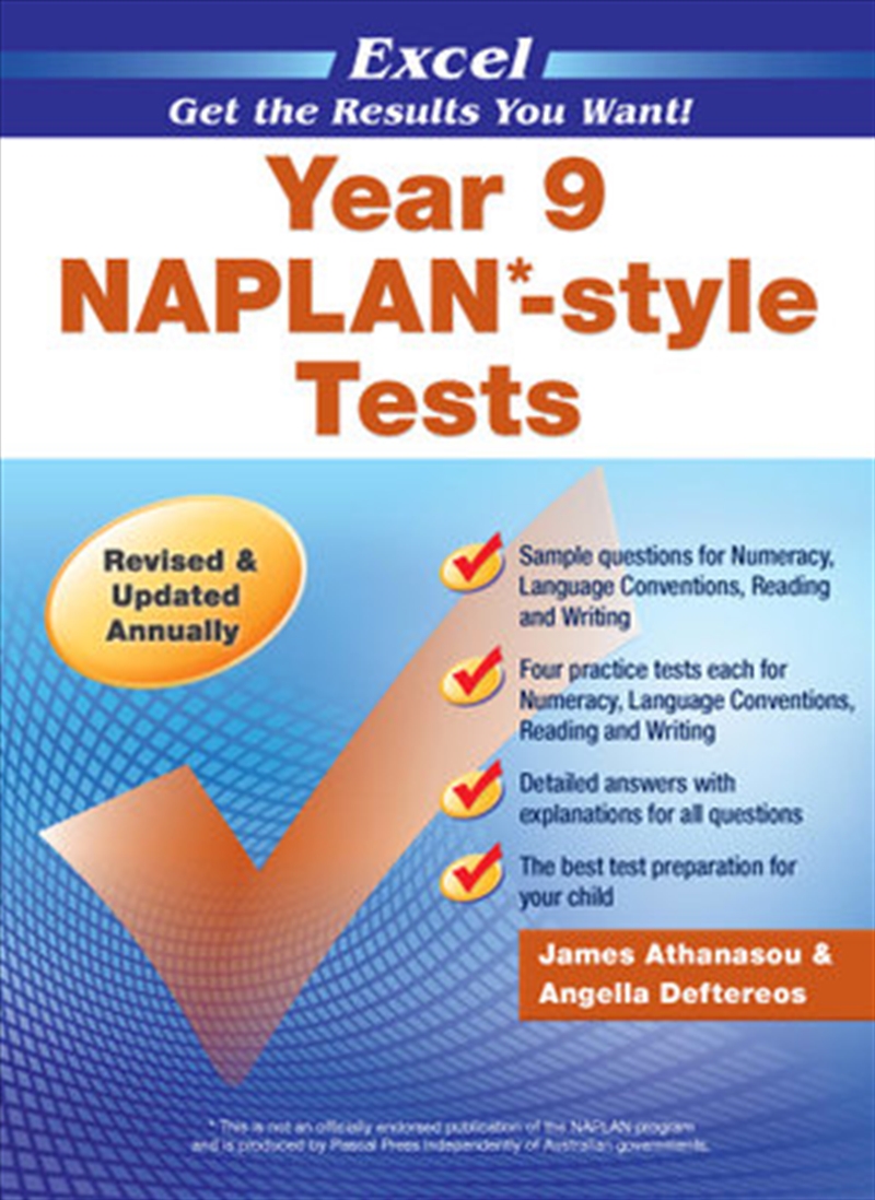 Excel NAPLAN*-style Tests Year 9/Product Detail/Reading