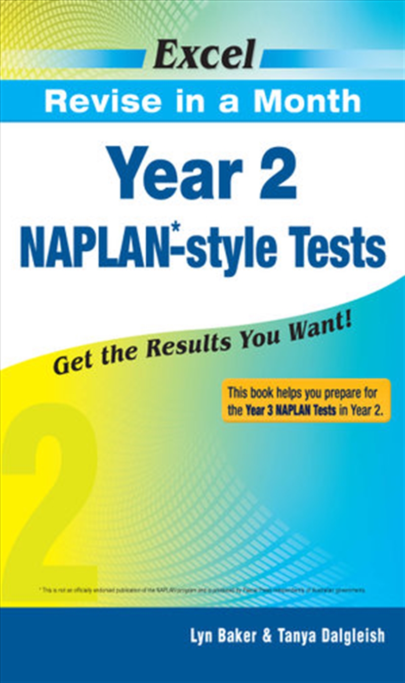 Excel Revise in a Month NAPLAN*-style Tests Year 2/Product Detail/Reading