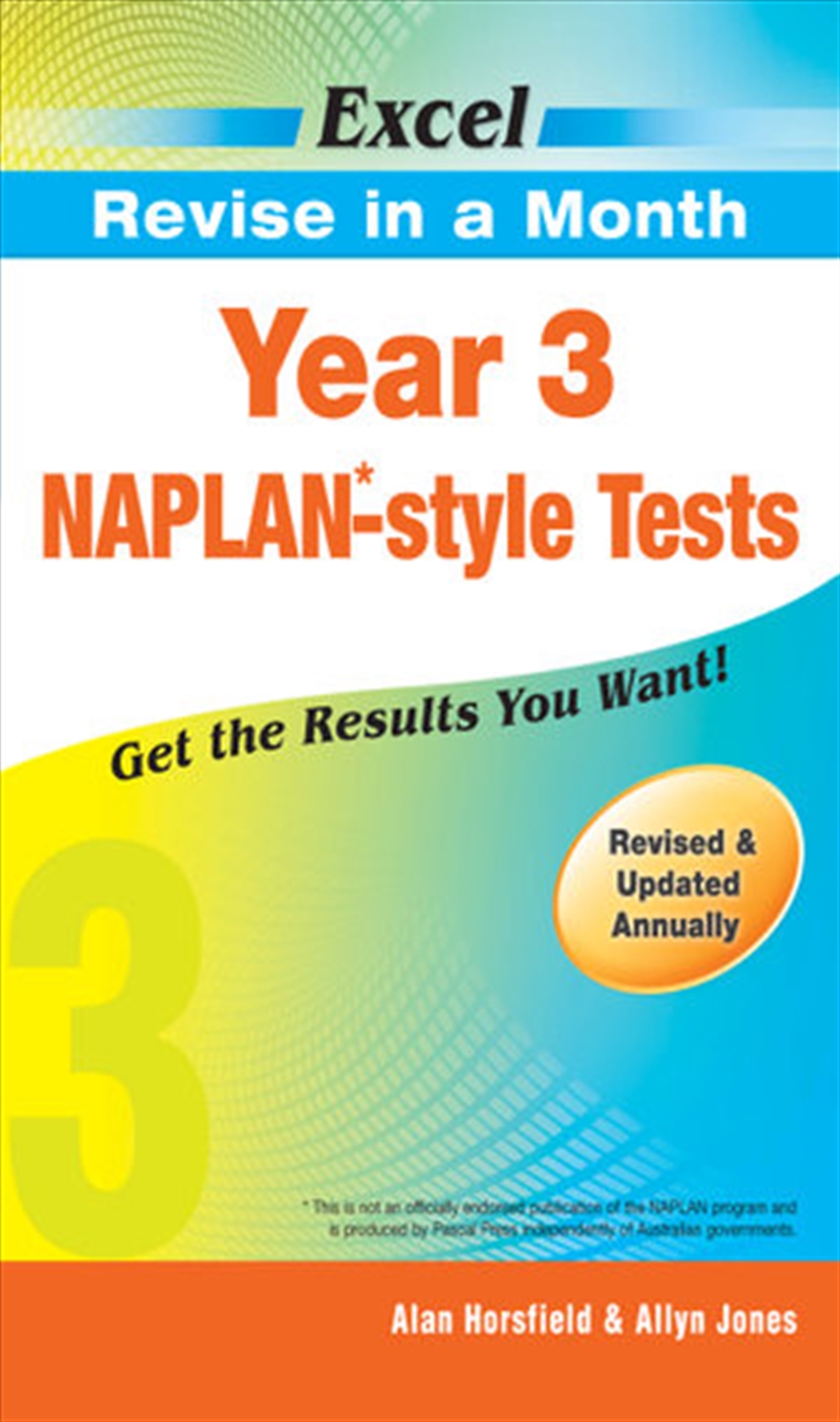 Excel Revise in a Month NAPLAN*-style Tests Year 3/Product Detail/Reading