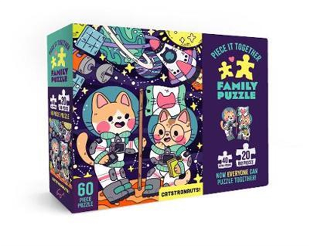 Piece It Together Family Puzzle: Catstronauts/Product Detail/Education and Kids