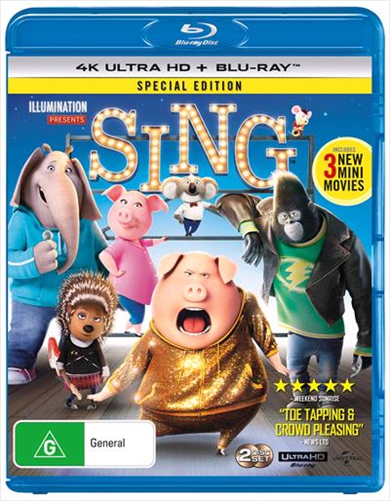 Sing - Special Edition  Blu-ray + UHD/Product Detail/Animated