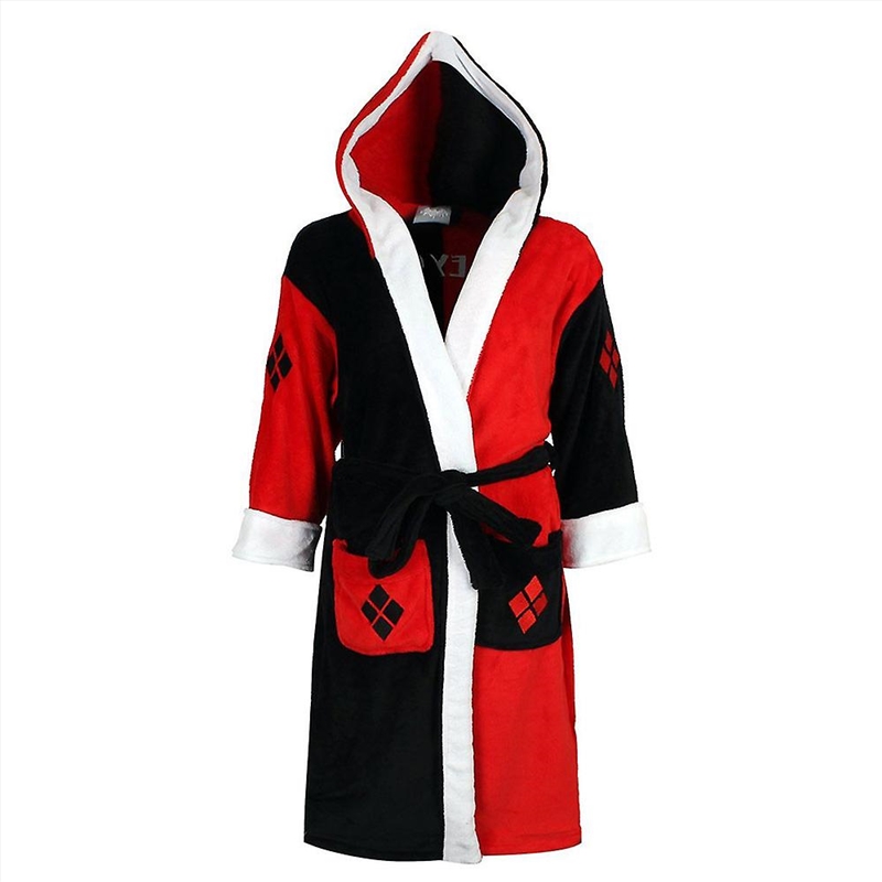 Batman - Harley Quinn Hooded Fleece Bathrobe/Product Detail/Accessories