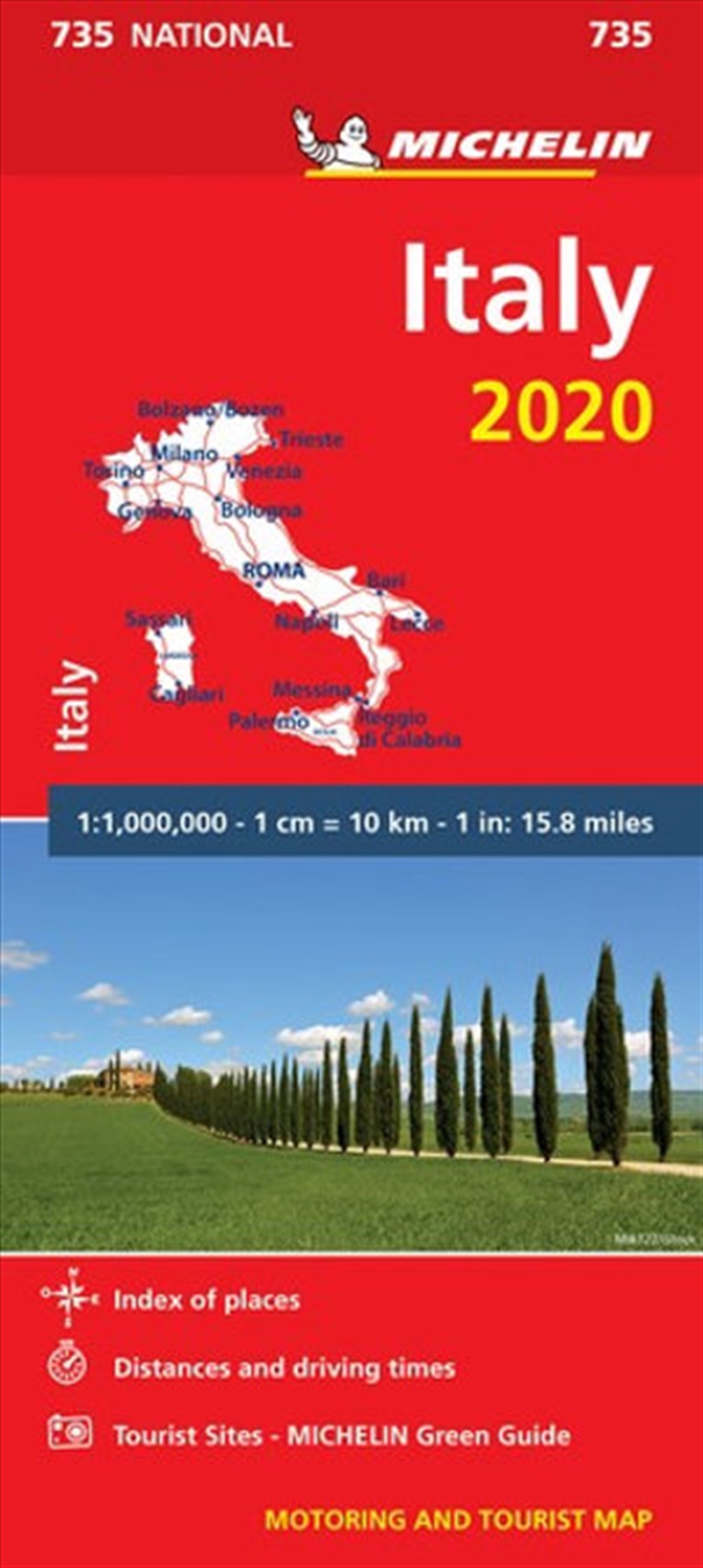 Italy 2020 Michelin National Road Map 735/Product Detail/Recipes, Food & Drink