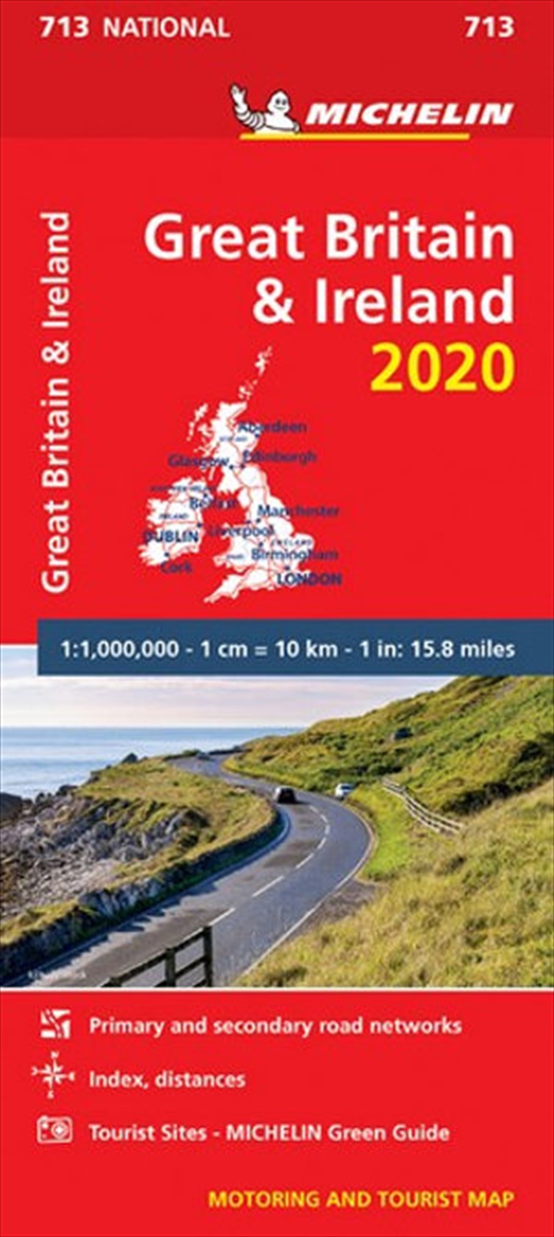 Great Britain & Ireland 2020 Michelin National Road Map 713 | Sheet Map