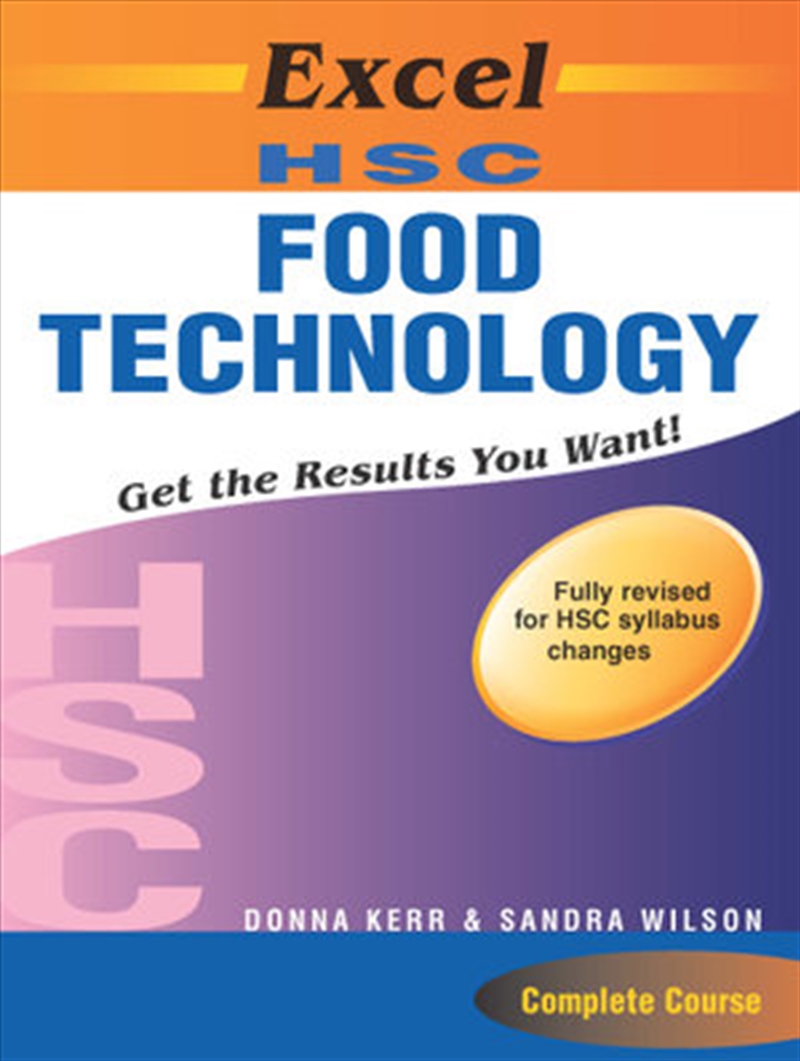Excel Study Guide: HSC Food Technology (with HSC cards) Year 12/Product Detail/Reading