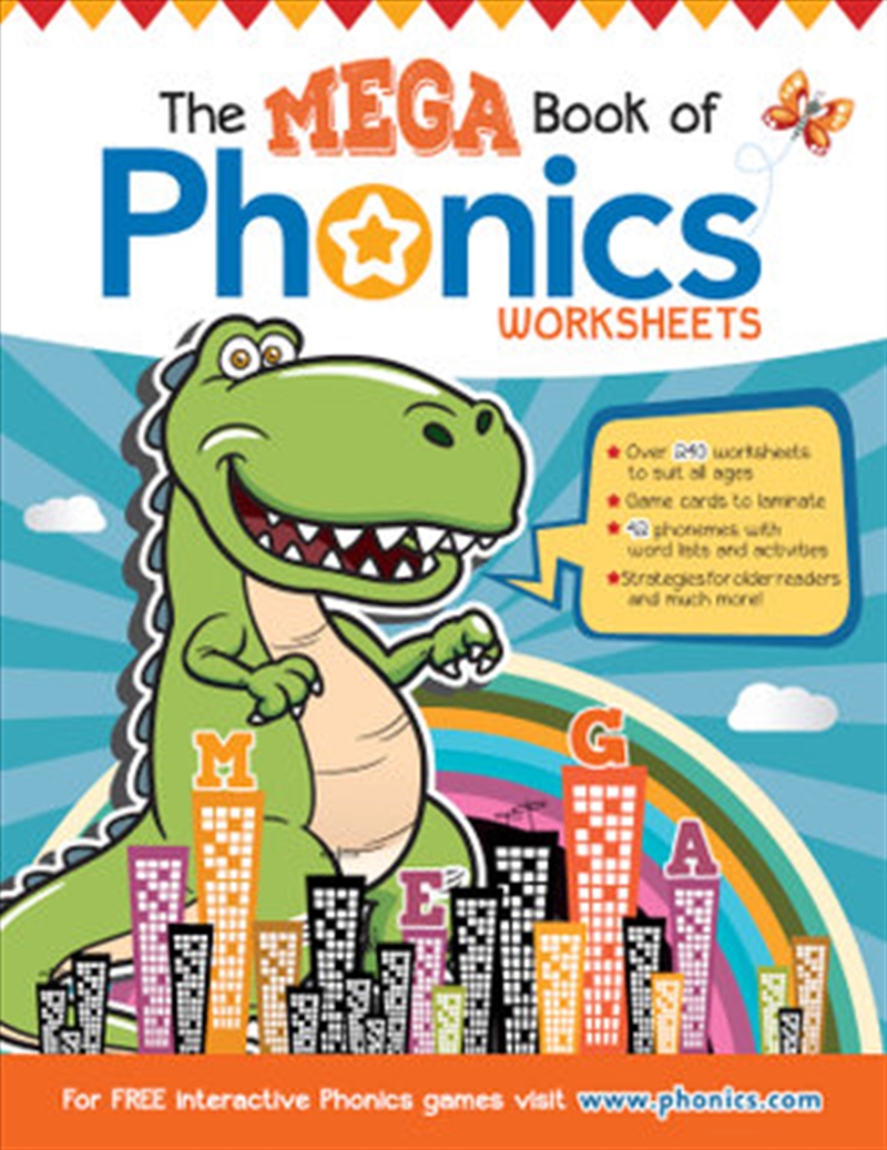 The Mega Book of Phonics Worksheets - Phonics.com/Product Detail/Reading