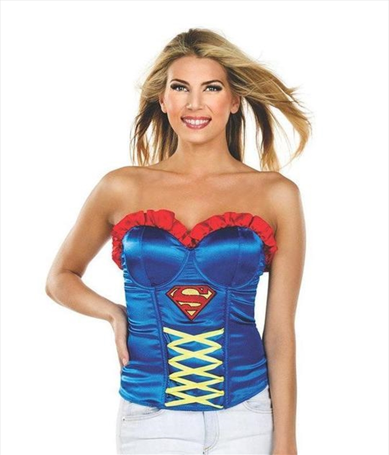 Supergirl Corset Costume: Size L | Apparel